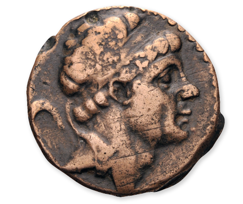 Kupfermünze des Timarchos, Vorderseite