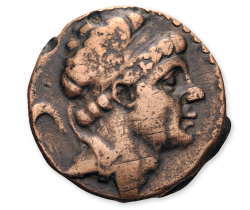 Copper coin of Timarchos, front