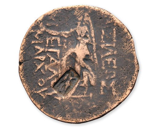 Kupfermünze des Timarchos, Rückseite