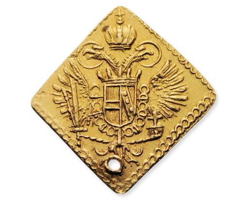 1/6-Ducat-klippe Regensburg, back