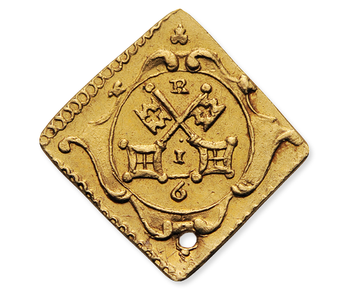 1/6-Ducat-klippe Regensburg, front